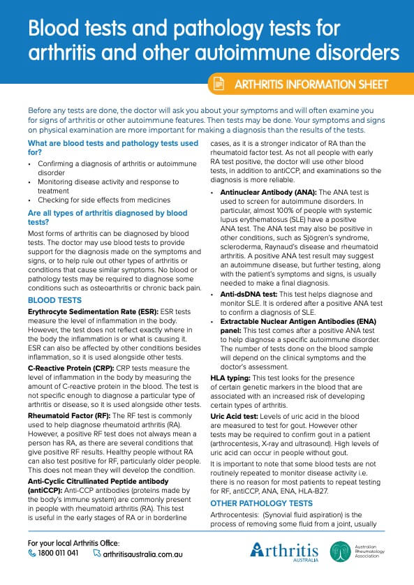 info-sheet-blood-tests-pathology-for-arthritis-other-autoimmune-disorders