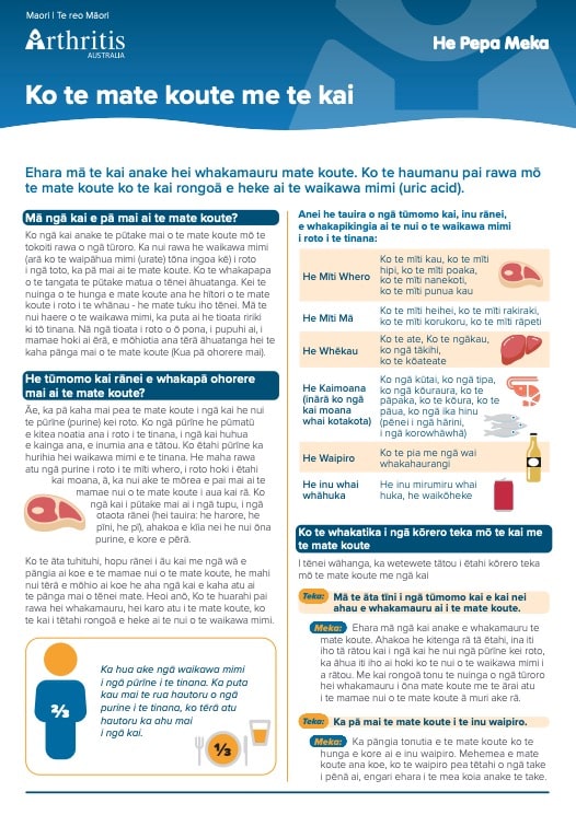 info-sheet-gout-and-diet-translation-maori-te-reo-maori