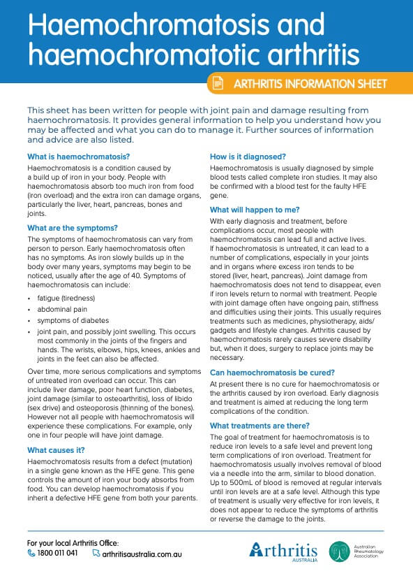 info-sheet-haemaochromatosis-haemochromatotic-arthritis