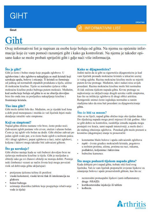 info-sheet-translated-croatian-gout