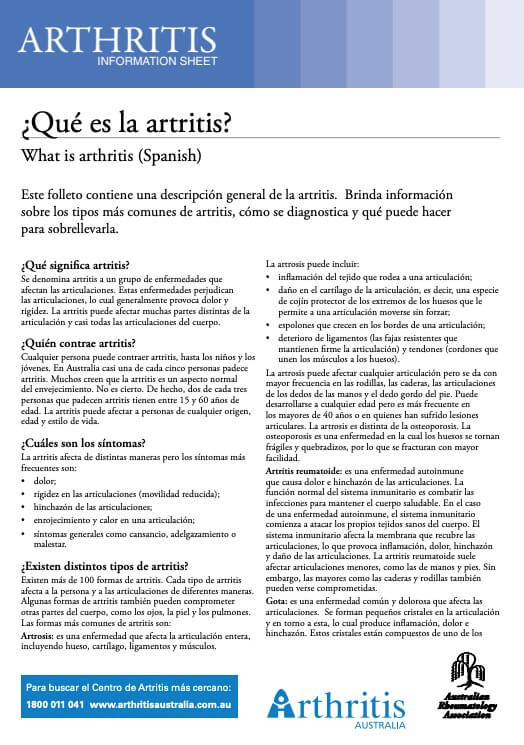 info-sheet-translated-spanish-what-is-arthritis