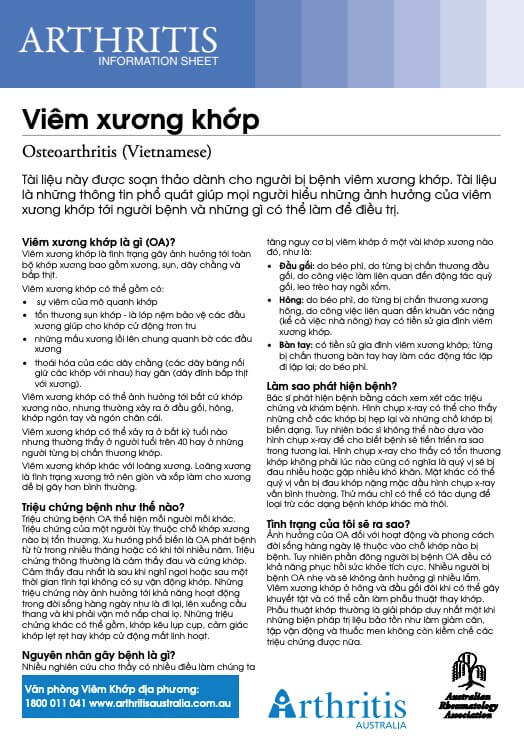 info-sheet-translated-vietnamese-osteoarthritis-oa