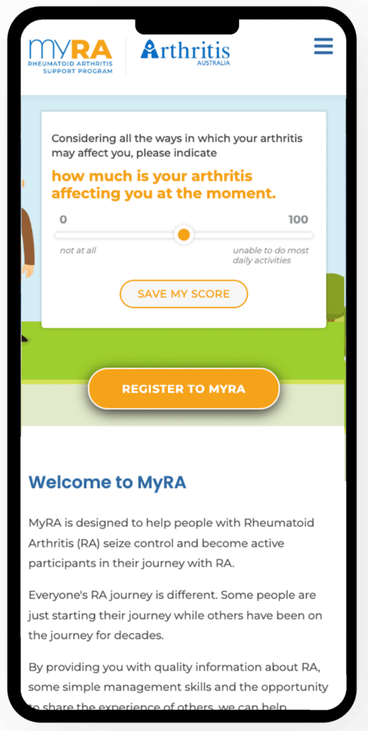 Myra rheumatoid arthritis support program