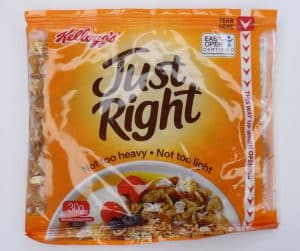 Kelloggs cereal cropped just right 30g 300x251