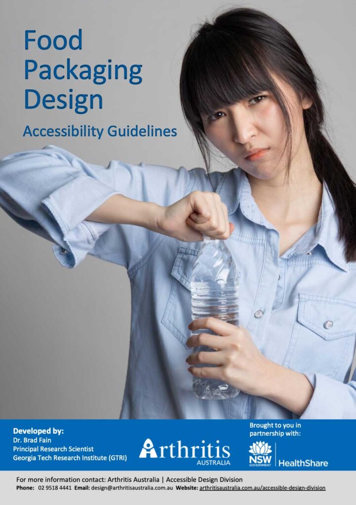 Accessability food packaging guidelines