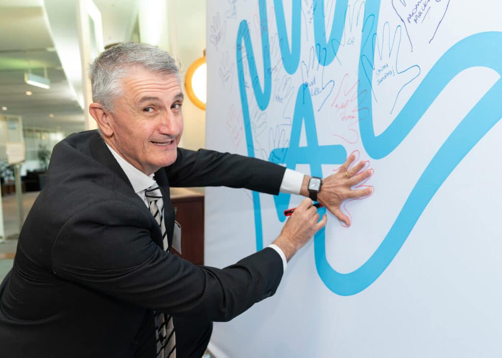 Advocacy hand signing