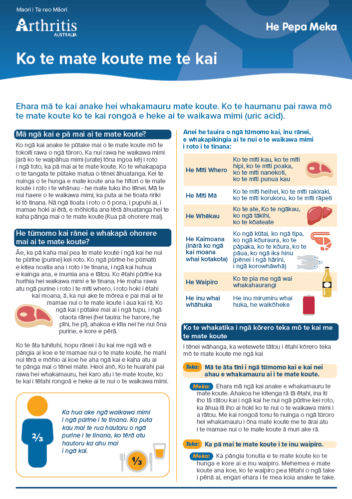 Pasifika diet gout