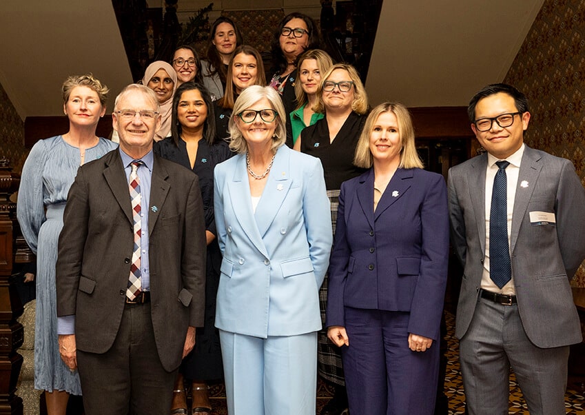 arthritis australia team with the Governor General of Australia