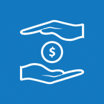hand and coin icon